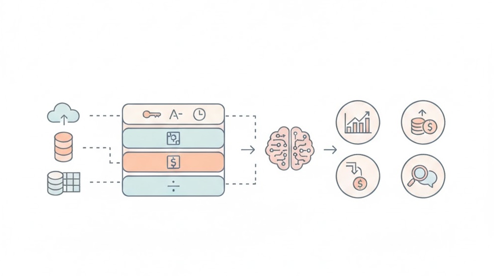 Data preparation and standardization for AI agents in agentic reporting