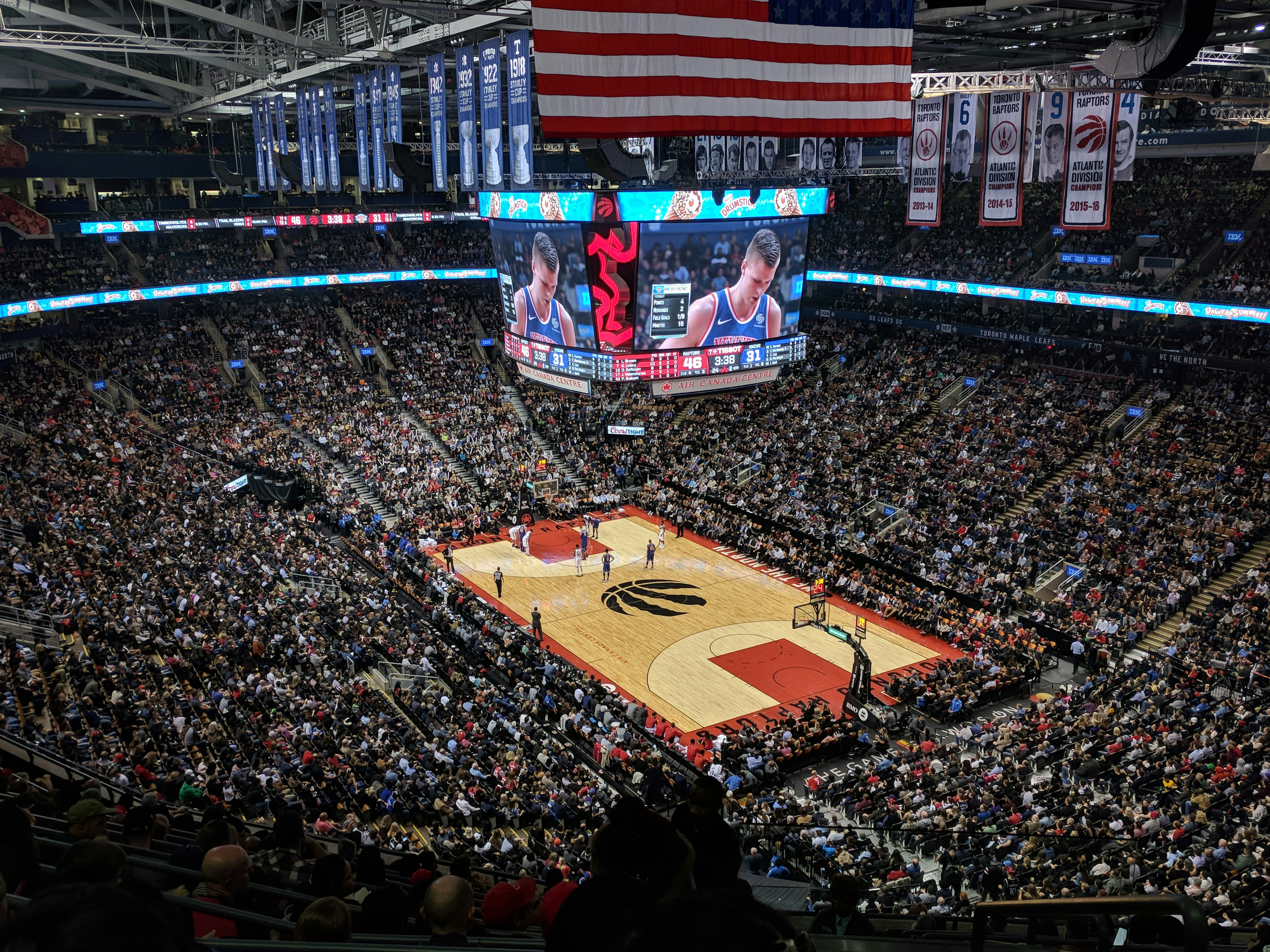 Stadium crowd
